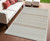 4' X 6' Beige and Brown Geometric Distressed Indoor Outdoor Area Rug