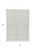 3' X 5' Ivory And Beige Geometric Washable Indoor Outdoor Area Rug Transitional Style - Ivory, Beige Color