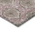 5' X 8' Chocolate Beige And Mauve Medallion Washable Indoor Outdoor Area Rug