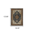 8' X 11' Blue and Beige Oriental Power Loom Area Rug With Fringe
