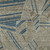 3' X 5' Taupe Blue And Beige Geometric Washable Indoor Outdoor Area Rug
