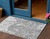 3' X 5' Gray And Ivory Abstract Washable Indoor Outdoor Area Rug Transitional Style - Gray, Ivory Color