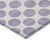 5' X 8' Lavender And Ivory Polka Dot Washable Indoor Outdoor Area Rug