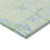 5' X 8' Mint Green And Blue Abstract Washable Indoor Outdoor Area Rug
