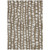 5' X 8' Brown And Ivory Abstract Washable Indoor Outdoor Area Rug - Brown, Ivory
