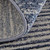 8' Blue Ivory And Gray Striped Distressed Runner Rug