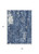 3' X 5' Denim Blue And Ivory Abstract Washable Indoor Outdoor Area Rug Transitional Style - Denim Blue, Ivory Color