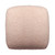 18" Taupe Polyester Cube Outdoor Pouf Ottoman