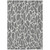 3' X 5' Gray And Ivory Geometric Washable Indoor Outdoor Area Rug Transitional Style - Gray, Ivory Color