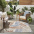 4' X 6' Blue Indoor Outdoor Area Rug - Blue