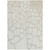 5' X 8' Ivory And Beige Abstract Washable Indoor Outdoor Area Rug Transitional Style - Ivory, Beige Color