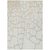 5' X 8' Ivory And Beige Abstract Washable Indoor Outdoor Area Rug