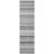 8' Runner Gray Striped Washable Non Skid Indoor Outdoor Runner Rug