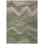 5' X 8' Green And Taupe Abstract Washable Indoor Outdoor Area Rug - Green, Taupe