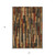 5' X 8' Coffee And Brown Striped Washable Indoor Outdoor Area Rug