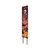 42" Black And Orange Halloween Skeleton Solid Wood Garden Stake