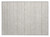 2' X 3' Ivory Striped Washable Non Skid Indoor Outdoor Area Rug