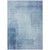 5' X 8' Blue Geometric Washable Indoor Outdoor Area Rug Transitional Style - Blue Color