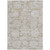 3' X 5' Beige Tan And Gray Floral Washable Indoor Outdoor Area Rug - 608219350772