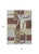 5' X 8' Brown And Ivory Geometric Washable Indoor Outdoor Area Rug - 880016676686