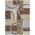 5' X 8' Brown And Ivory Geometric Washable Indoor Outdoor Area Rug - 880016676686