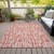 5' X 8' Coral Pink And Ivory Abstract Washable Indoor Outdoor Area Rug