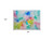 2' X 3' Blue Abstract Washable Non Skid Indoor Outdoor Area Rug Transitional Style - Blue Color