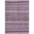 3' X 5' Plum And Lilac Striped Washable Indoor Outdoor Area Rug