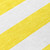3' X 5' Yellow and White Striped Washable Indoor Outdoor Area Rug