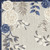 5' X 8' Blue And Grey Floral Stain Resistant Non Skid Area Rug - Blue, Gray