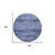 4' Denim Blue And Navy Blue Round Abstract Indoor Outdoor Area Rug
