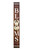 72" Brown Solid Wood Blooms Porch Sign