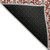 3' X 5' Red And Ivory Damask Washable Indoor Outdoor Area Rug