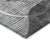 5' X 8' Chocolate Gray And Charcoal Abstract Washable Indoor Outdoor Area Rug