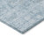 5' X 8' Sky Blue And Denim Blue Floral Washable Indoor Outdoor Area Rug