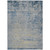 3' X 5' Navy Blue And Beige Abstract Washable Indoor Outdoor Area Rug - Navy Blue, Beige