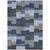 5' X 8' Navy Blue And Sky Blue Geometric Washable Indoor Outdoor Area Rug - 608219293529