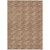 3' X 5' Copper And Beige Geometric Washable Indoor Outdoor Area Rug - Copper, Beige