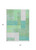 5' X 8' Sage Mint Green Teal Blue And Ivory Geometric Washable Indoor Outdoor Area Rug