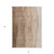 3' X 5' Brown And Beige Ombre Washable Indoor Outdoor Area Rug