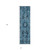 8' Gray Oriental Washable Indoor Outdoor Runner Rug
