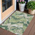 3' X 5' Green Ivory And Beige Abstract Washable Indoor Outdoor Area Rug