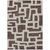 3' X 5' Brown And Beige Abstract Washable Indoor Outdoor Area Rug