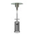 48000 BTU Silver Steel Propane Cylindrical Pole Standing Patio Heater