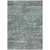 5' X 8' Taupe And Teal Blue Geometric Washable Indoor Outdoor Area Rug