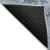 3' X 5' Denim Blue And Silver Abstract Washable Indoor Outdoor Area Rug