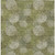 8' X 10' Green Ivory And Sage Polka Dot Washable Indoor Outdoor Area Rug