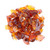 Amber Round Reflective Fire Pit Glass