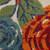 12' X 15' Ivory Green Orange Blue And Red Floral Indoor Outdoor Area Rug