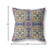 26" Purple Orange Cloverleaf Indoor Outdoor Throw Pillow